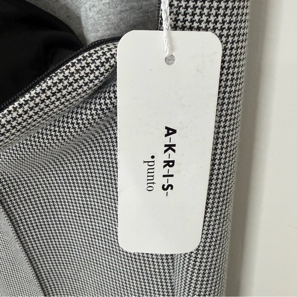 Akris Punto Houndstooth Franca Ankle Trouser Pants Size 4 NEW - Picture 14 of 15
